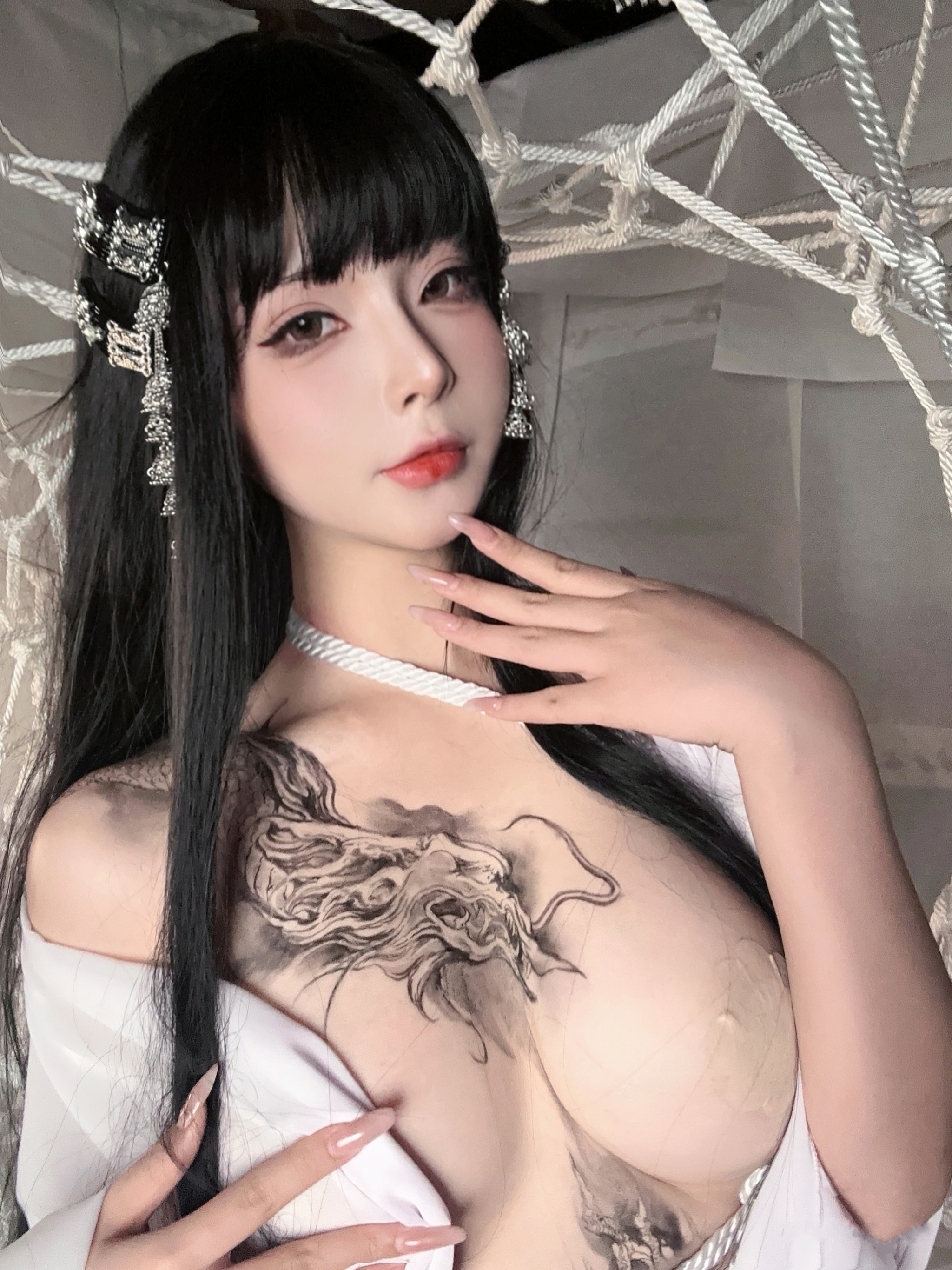 图片[1]-yuuhui玉汇 – NO.112 (Kokuhui) 白龙吟 [40P]-XikXak